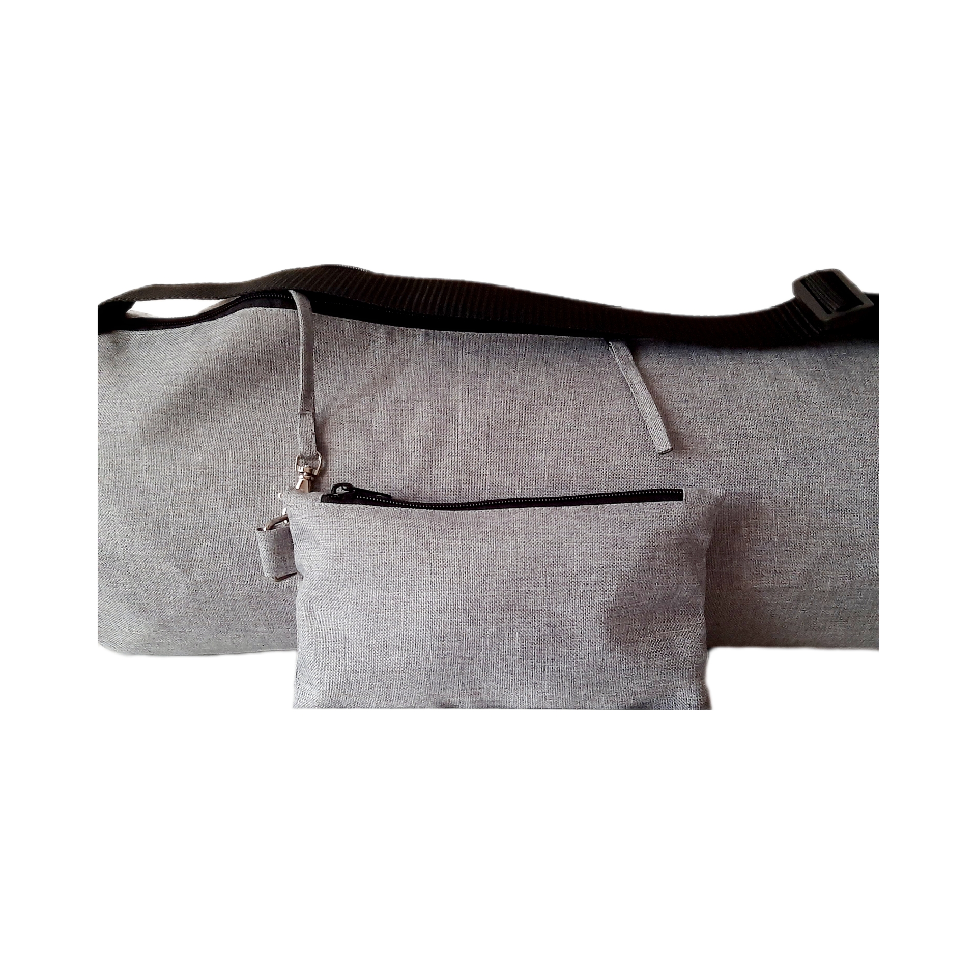 SZARY LEN Torba na matę2