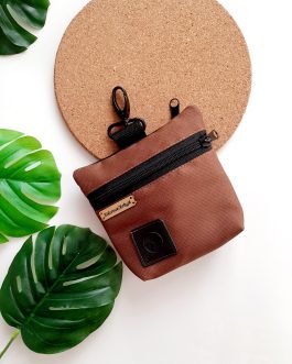 BRĄZOWA Saszetka 2w1