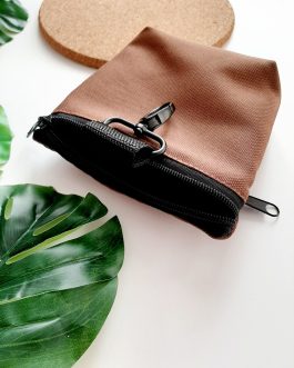 BRĄZOWA Saszetka 2w1