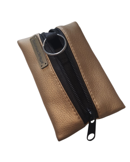 ZŁOTE Etui Na Klucze Ekoskóra