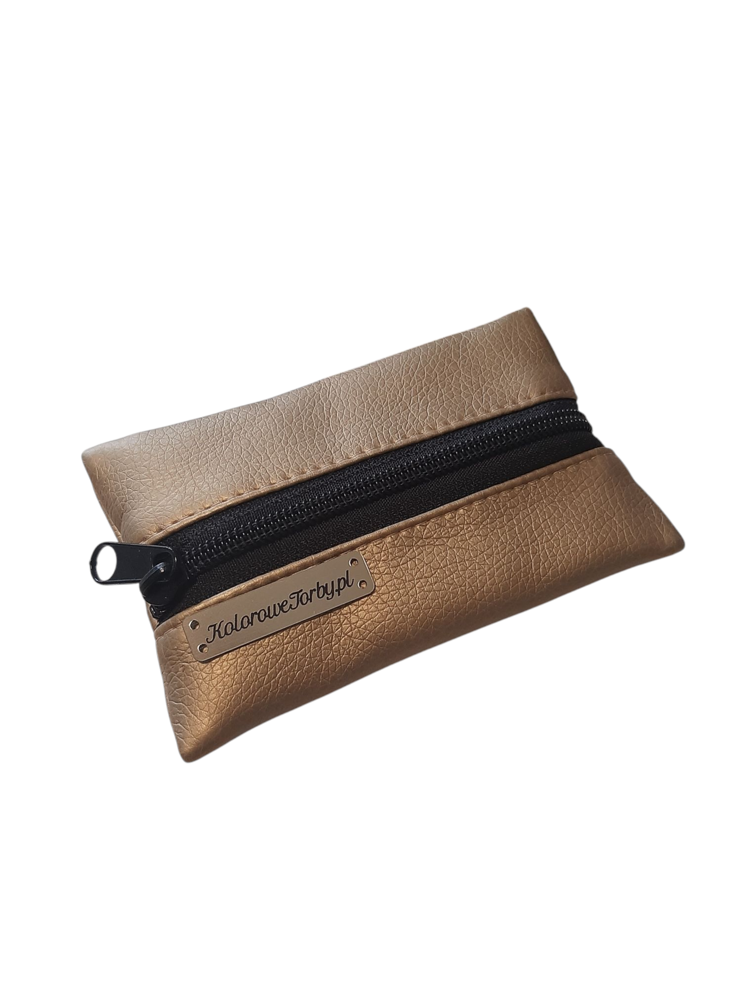 ZŁOTE Etui Na Klucze Ekoskóra