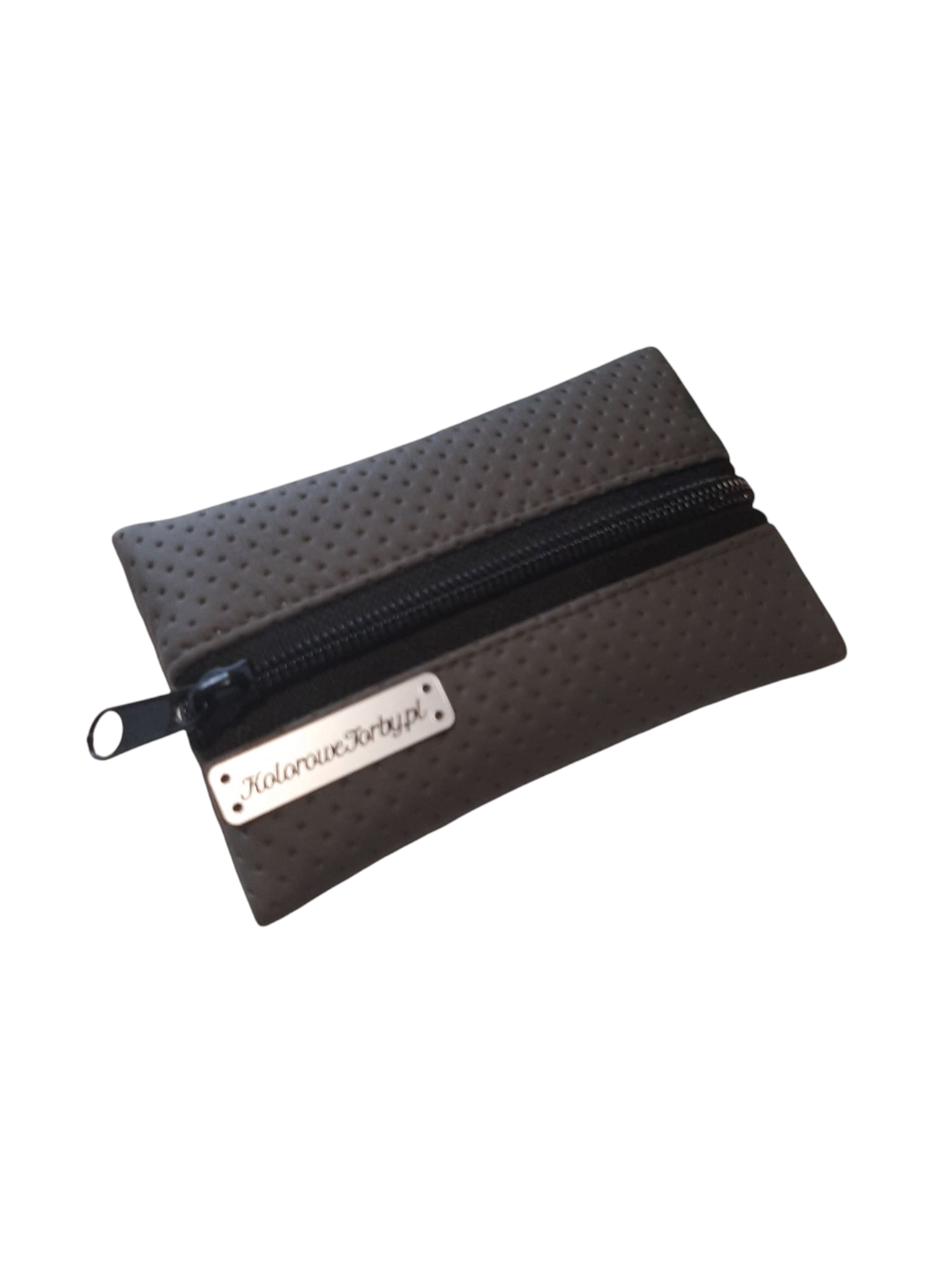 SZARE Etui Na Klucze Ekoskóra