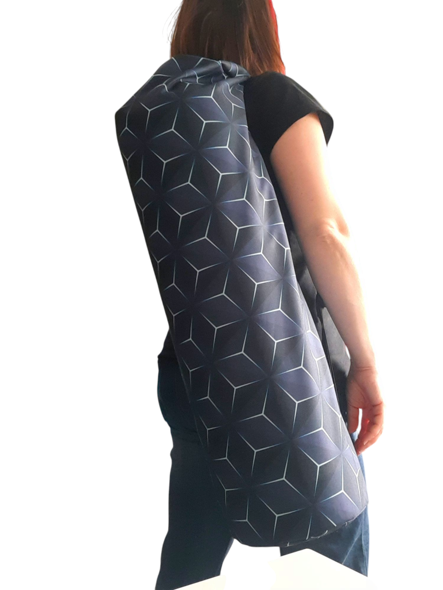 GRANATOWA Torba na jogę 2