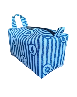 GRANATOWE LINY Kosmetyczka BOX M