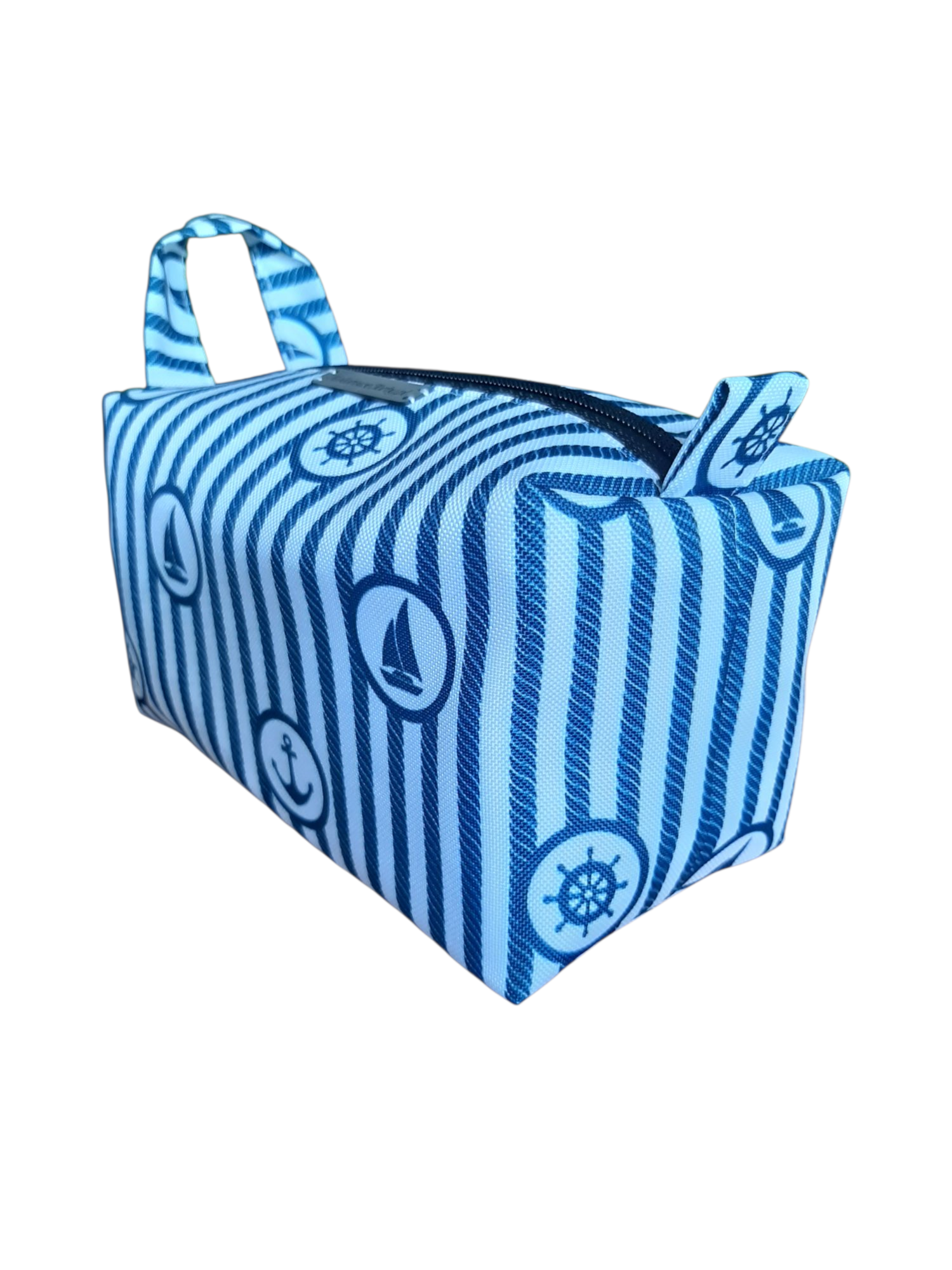 GRANATOWE LINY Kosmetyczka BOX M