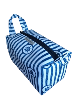 GRANATOWE LINY Kosmetyczka BOX M